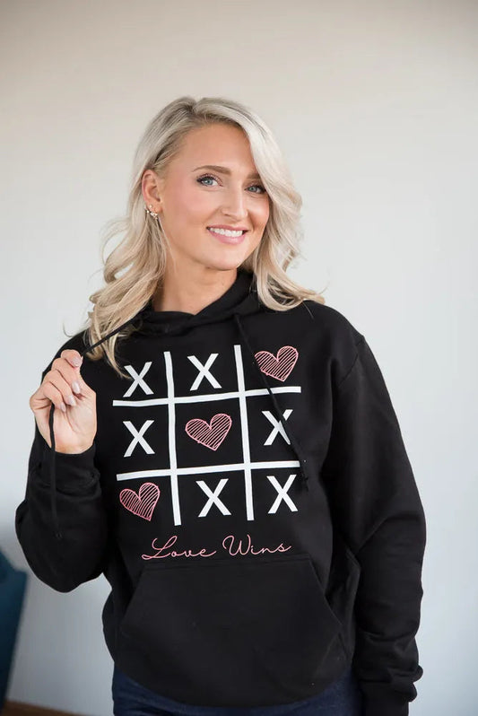 Love Wins Graphic Hoodie