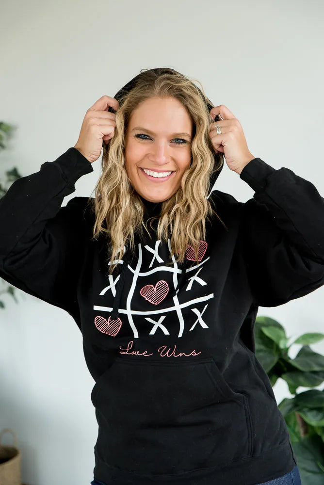 Love Wins Graphic Hoodie