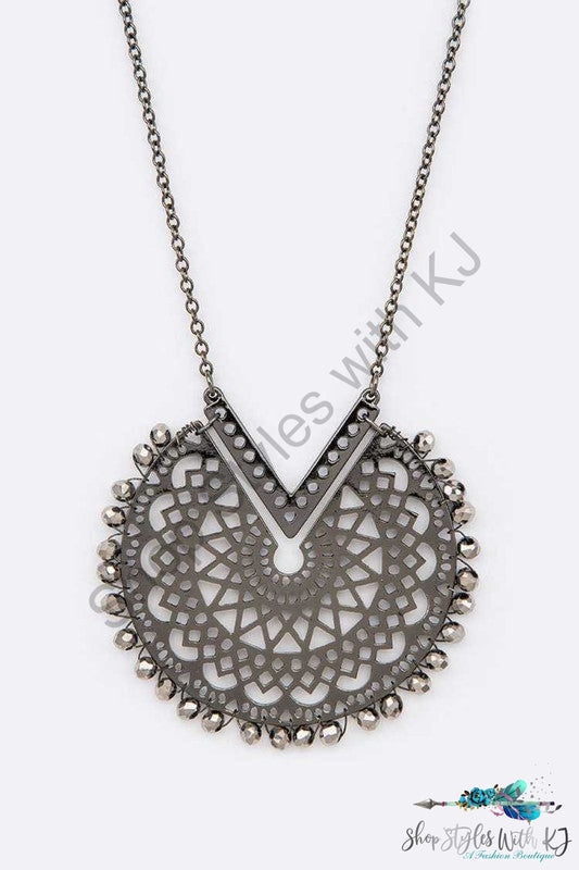 Mandala Pendant Necklace