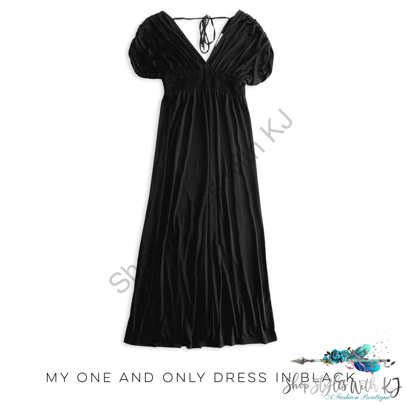 My One And Only Dress In Black Emerald