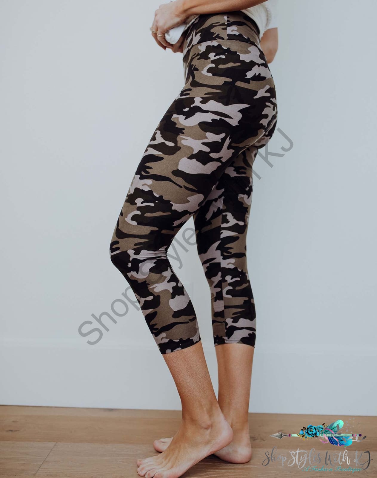 My Perfect Camo Capri Leggings Boutique Only