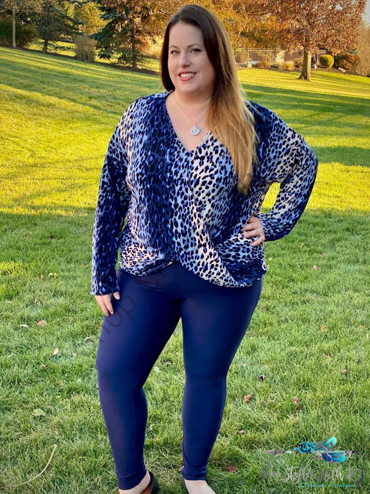 My Perfect Ponte Pants In Navy Yelete