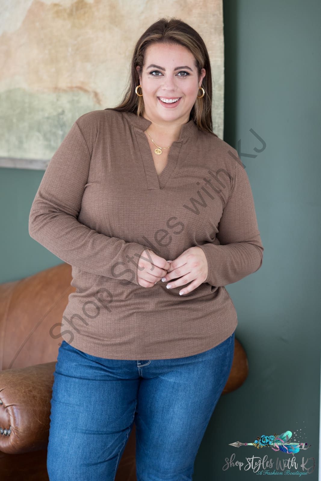 Neutral Beauty Long Sleeve Gabby Lastcall