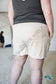 Off On A Picnic Scalloped Shorts White Birch