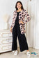 Printed Button Front Longline Cardigan Sweaters & Cardigans