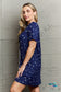 Moon Nite Quilted Quivers Button Down Sleepwear Dress