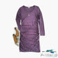 Radiate Beauty Dress In Purple White Birch