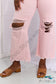 Risen Miley Full Size Distressed Ankle Flare Jeans