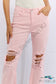 Risen Miley Full Size Distressed Ankle Flare Jeans