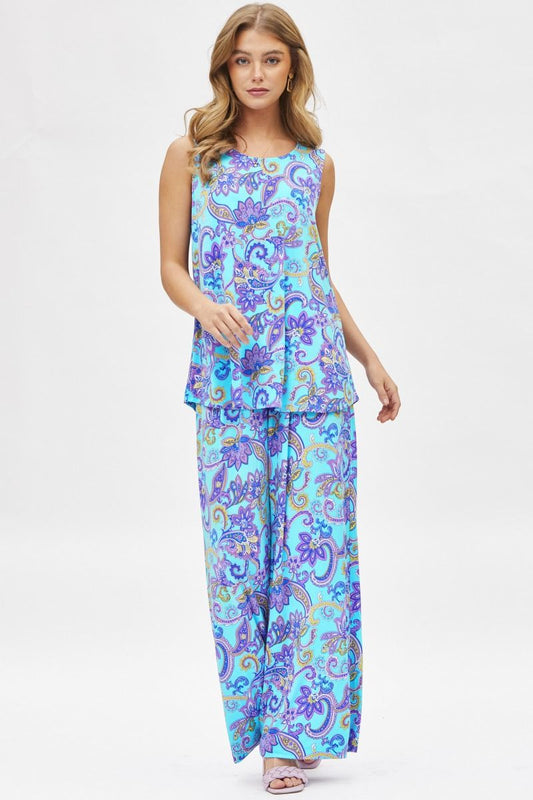 Dear Scarlett Sunkissed Set in Purple/Aqua