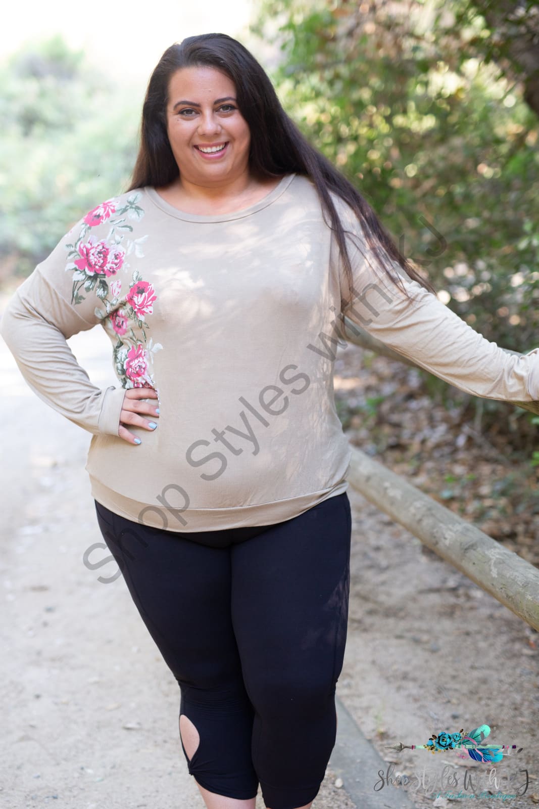 Side With Love Long Sleeve Top Lastcall