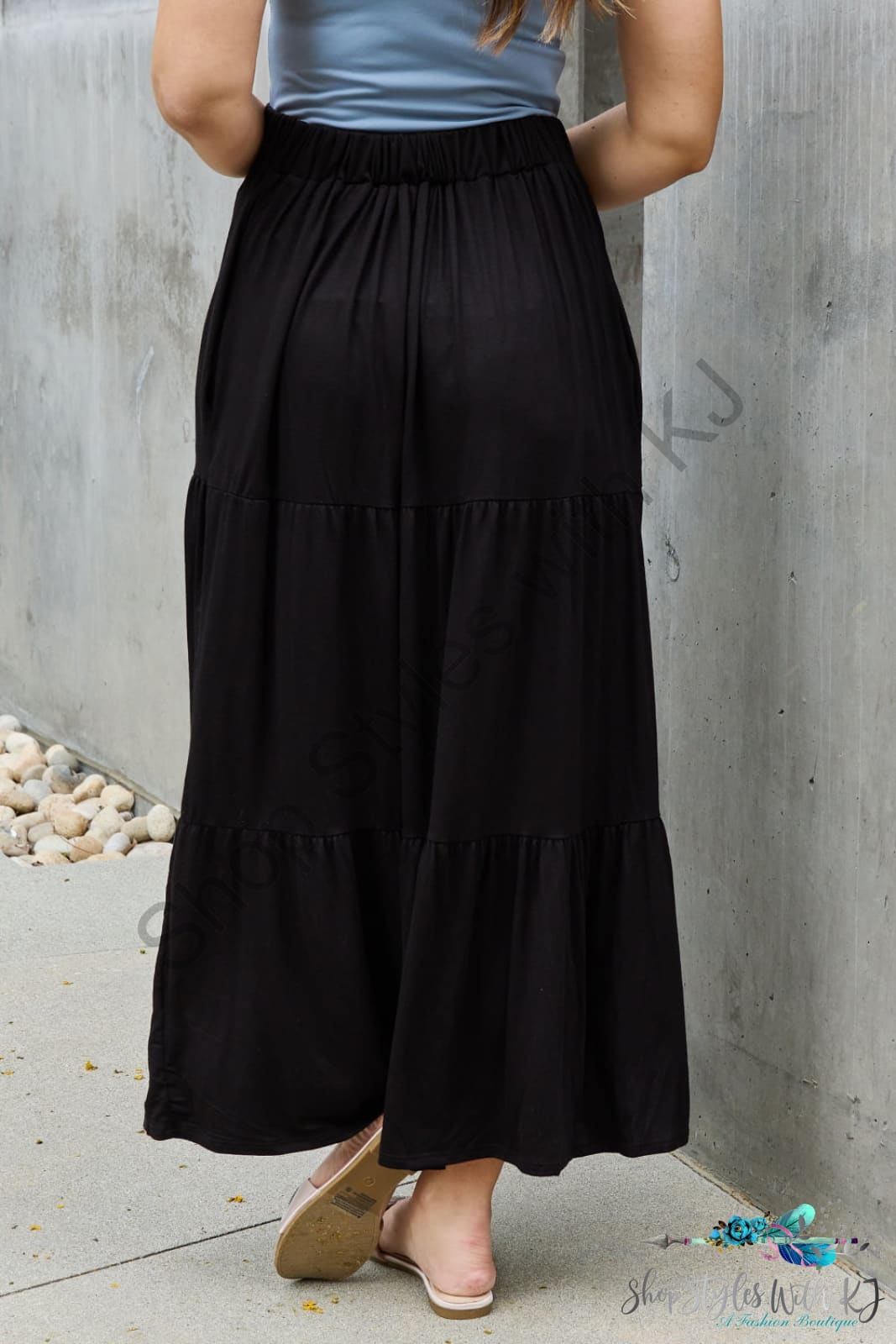 So Easy Solid Maxi Skirt Skirts