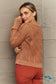 Heyson Soft Focus Full Size Wash Cable Knit Cardigan