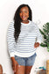 Double Take Striped Long Sleeve Round Neck Top Shirts & Tops