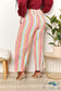 Double Take Striped Smocked Waist Pants With Pockets