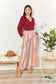 Double Take Striped Smocked Waist Pants With Pockets