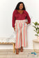 Double Take Striped Smocked Waist Pants With Pockets