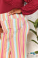 Double Take Striped Smocked Waist Pants With Pockets