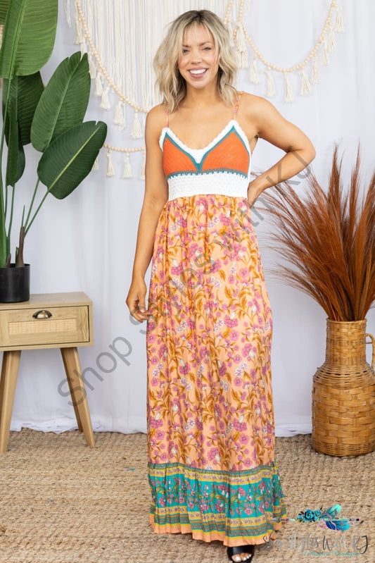 Summer Of Love - Coral Maxi