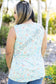 Summer Paisley Sleeveless Top Springintospring