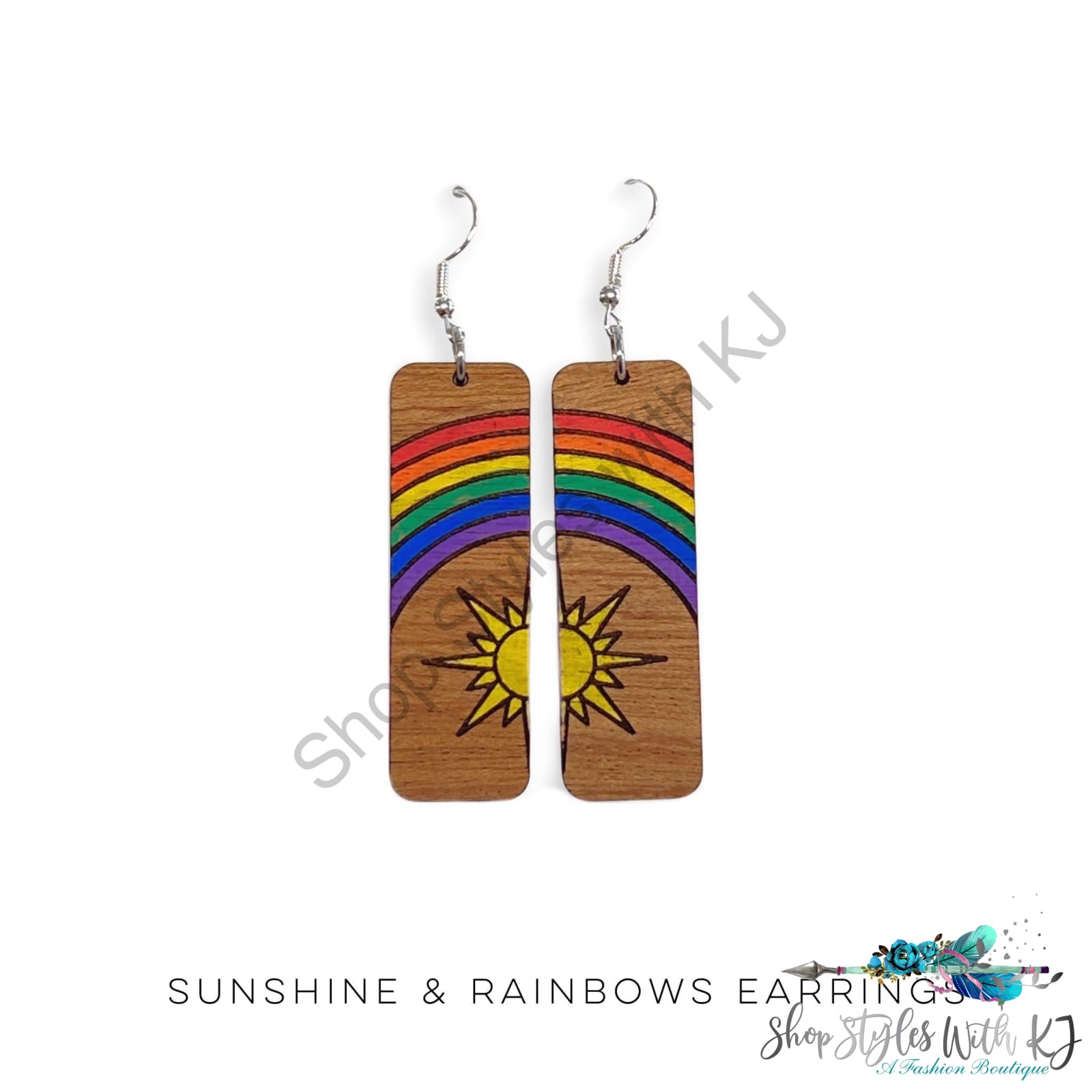 Sunshine & Rainbows Earrings Hello Happiness