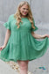 Heyson Sweet As Can Be Full Size Textured Woven Babydoll Dress