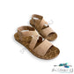 Thrive Sandals In Tan Corkys