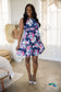 Tiered Decadence - Floral Dress