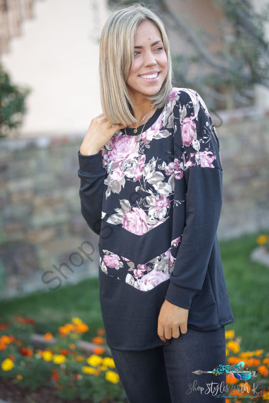 Timeless Floral Pullover Kjb