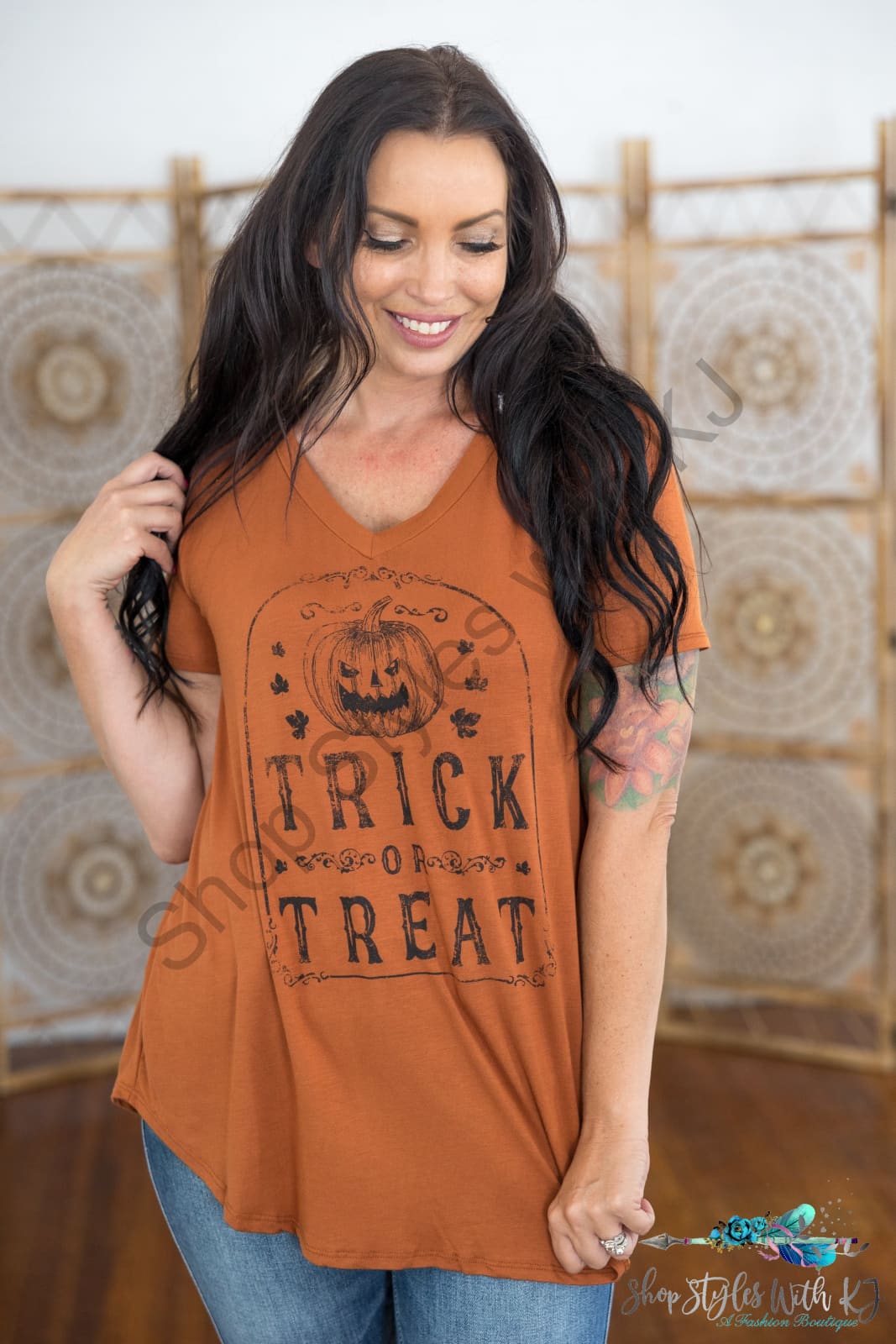 Trick Or Treat Short Sleeve Tee Springintospring