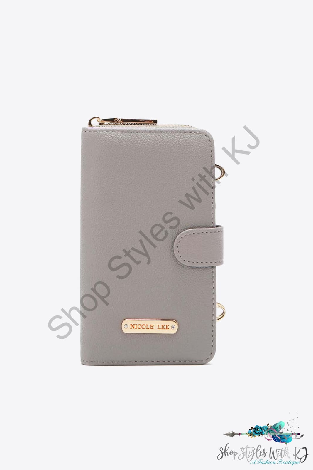 Two-Piece Crossbody Phone Case Wallet Gray Dawn / One Size Bag