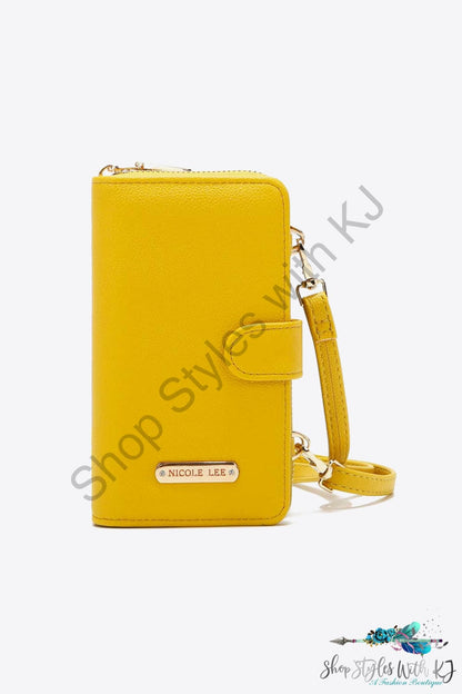 Two-Piece Crossbody Phone Case Wallet Mustard / One Size Bag