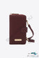 Two-Piece Crossbody Phone Case Wallet Wine / One Size Bag