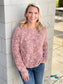 Way To Be Knit Sweater In Mauve Sew Love