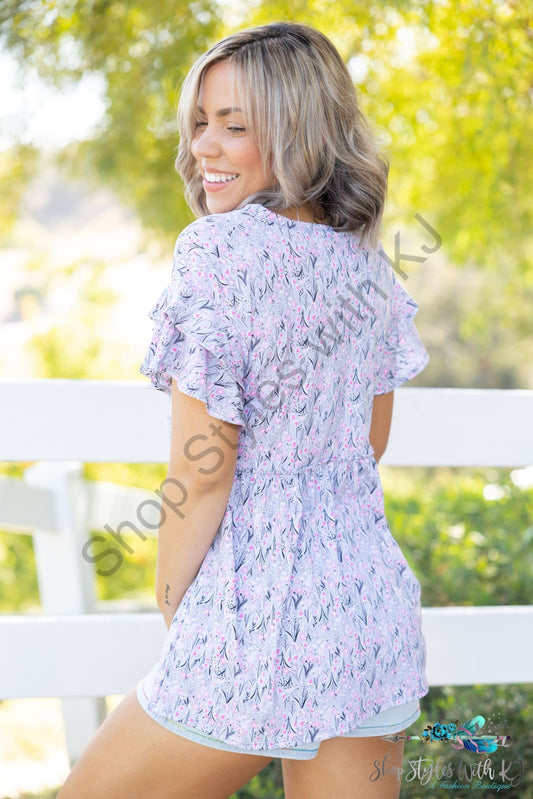 Whimsical Ruffle Sleeve Springintospring