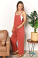 Double Take Wide Leg Overalls With Front Pockets