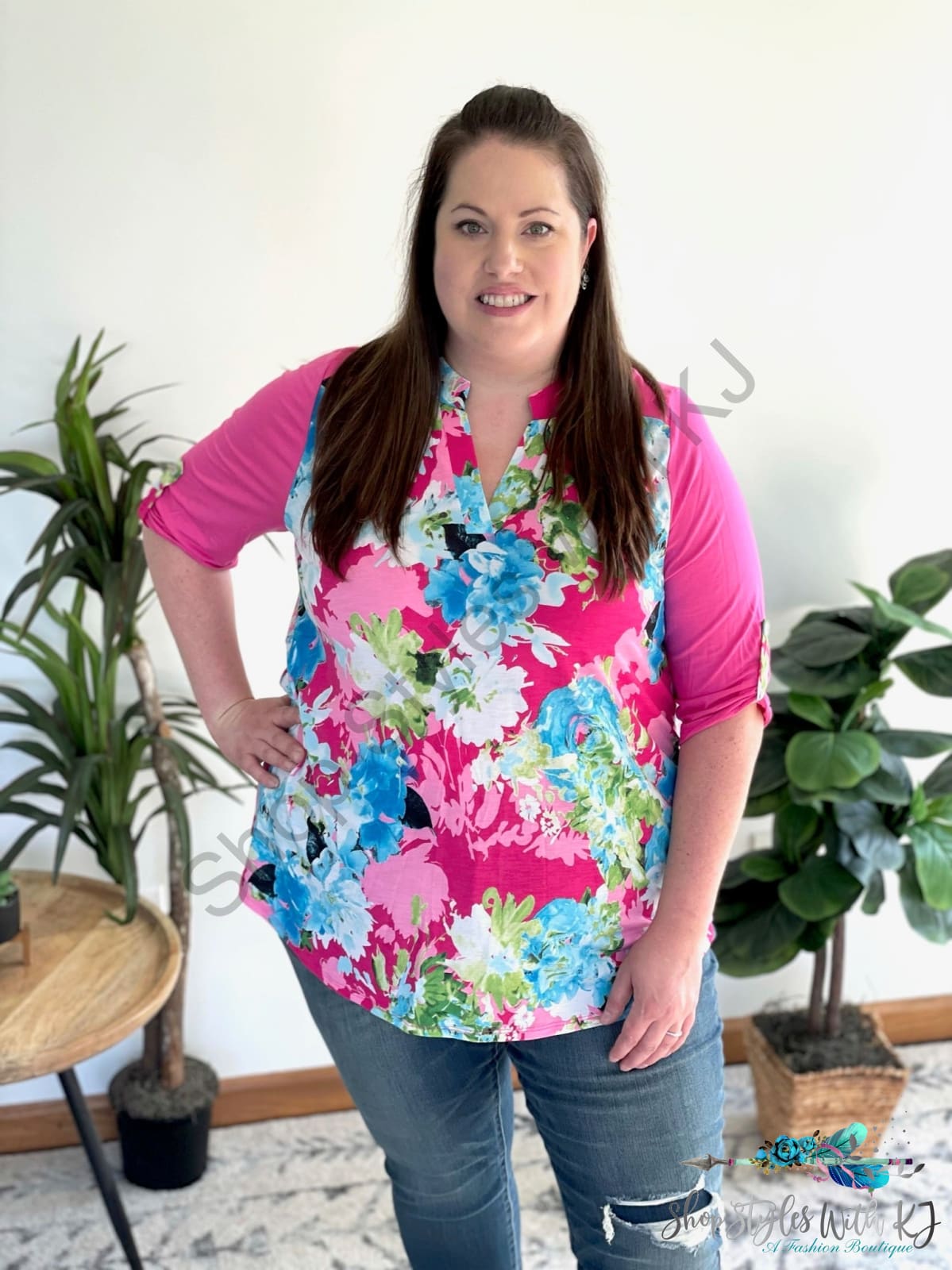 Wild About Floral Top Honey Me