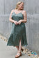 Jade By Jane Wild Thing Full Size Satin Midi Slit Dress