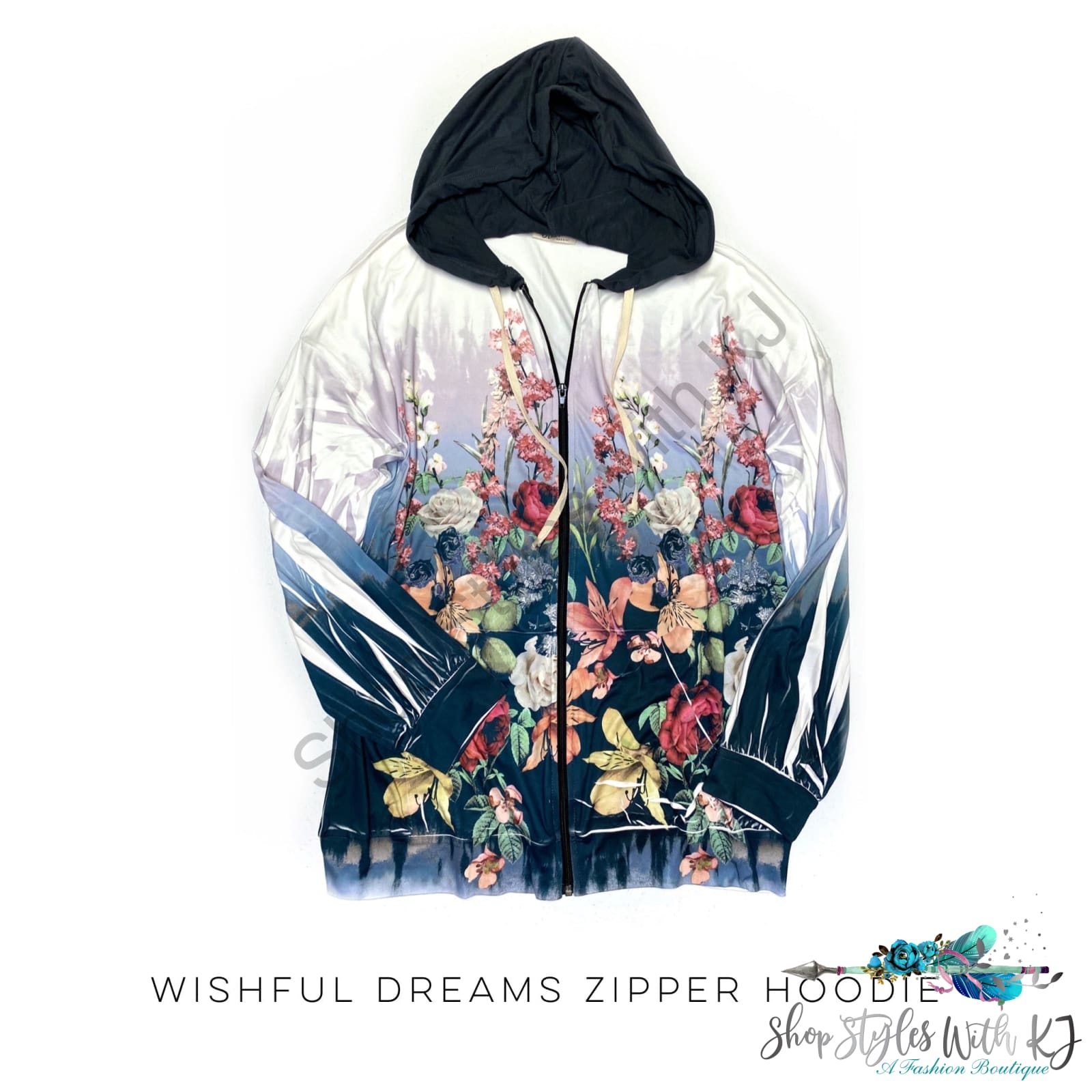 Wishful Dreams Zipper Hoodie Blumin