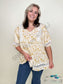 Hayden Los Angeles Womens Floral Lace Puff Sleeve Tunic Top Mustard / 1Xl Blouses