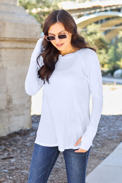 Round Neck Long Sleeve T-Shirt