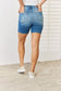 Judy Blue Tummy Control Double Button Bermuda Denim Shorts