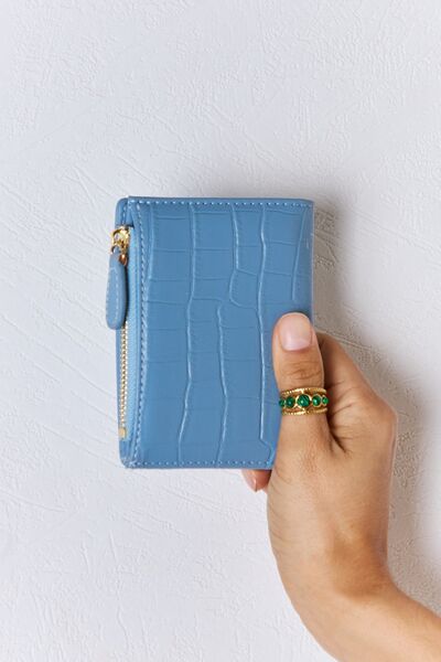 Texture PU Leather Mini Wallet