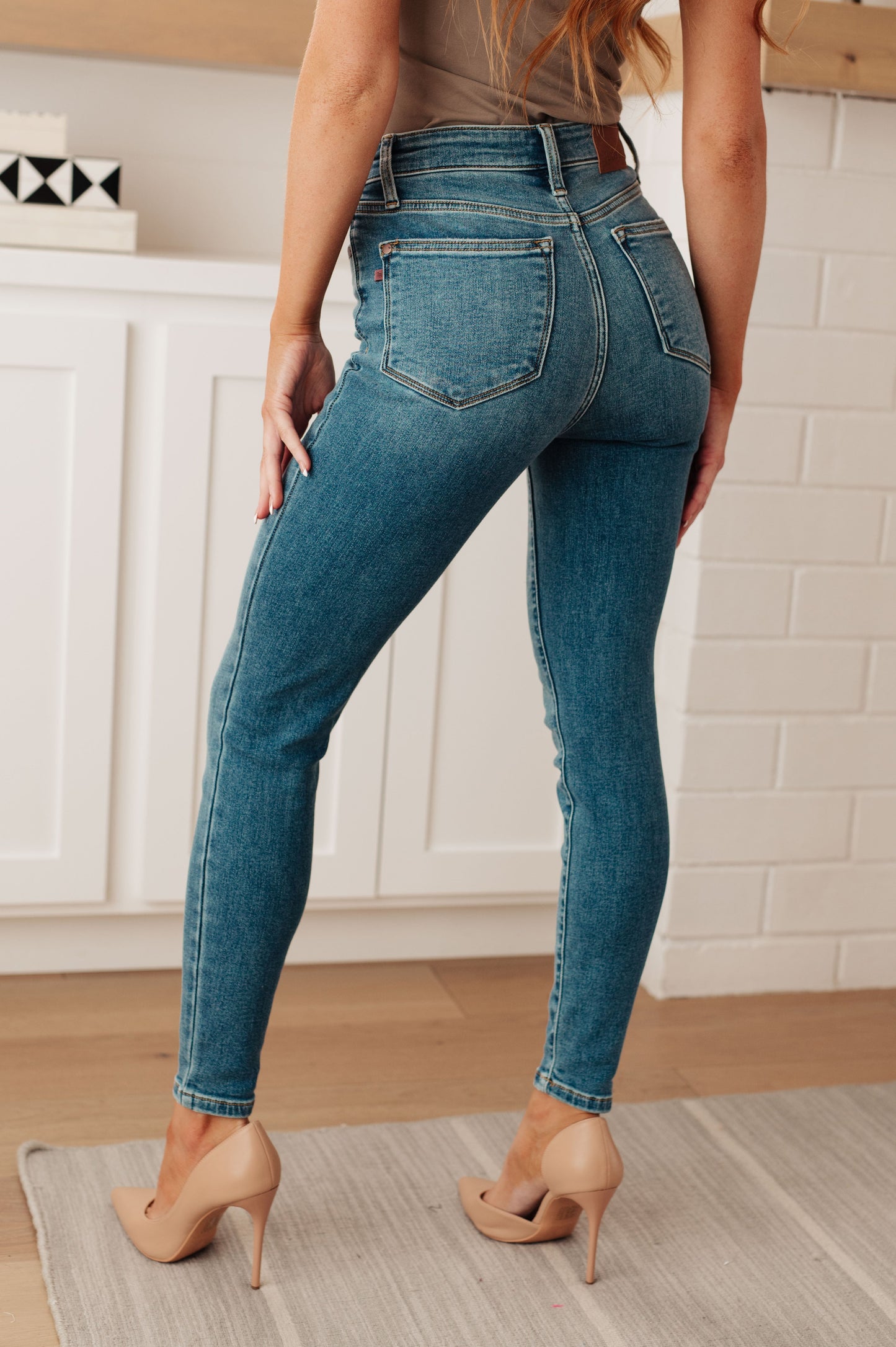 Judy Blue High Rise Thermal Skinny Jeans