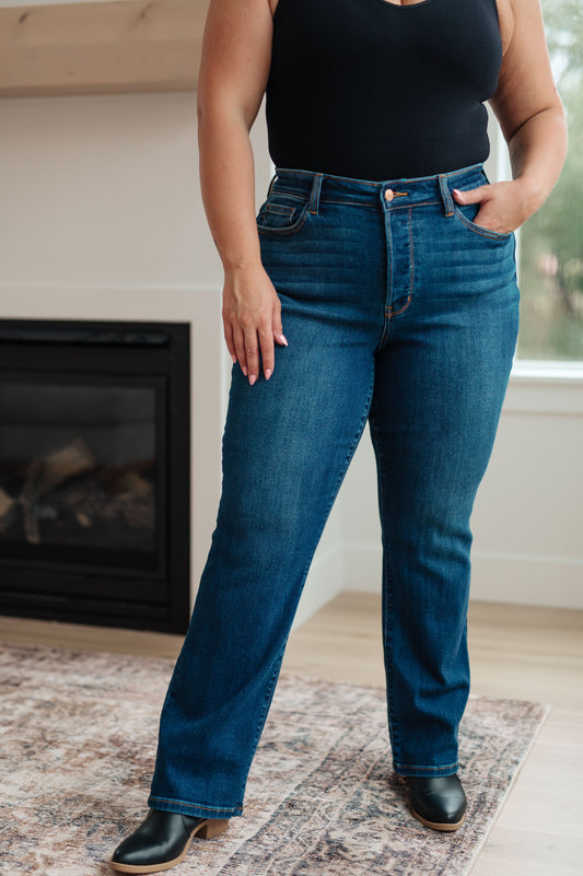 Judy Blue High Rise Button Fly Dad Jeans