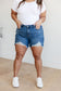 Judy Blue High Rise Rigid Magic Distressed Cutoff Shorts