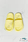 Arms Around Me Open Toe Slide In Yellow Shoes