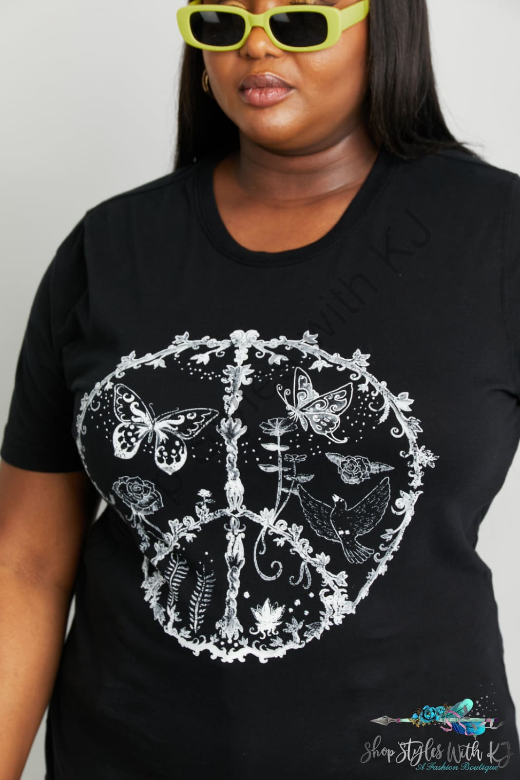 Butterfly Graphic Tee Shirt Shirts & Tops
