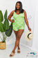 Marina West Swim By The Shore Full Size Two-Piece Swimsuit In Blossom Green