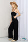 Chiara Halter Neck Wide Leg Jumpsuit With Pockets Jumpsuits & Rompers